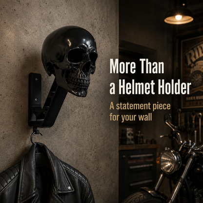 Black Knight Skull Helmet Stand