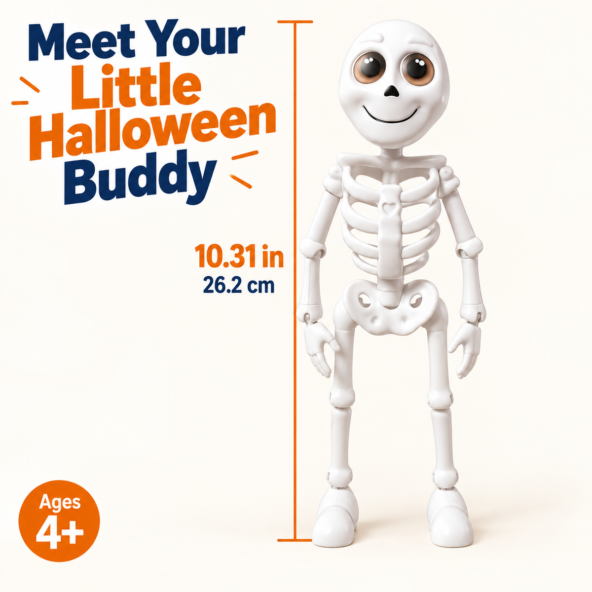Glow-in-the-Dark Skeleton & Storybook Set for Halloween Family Fun