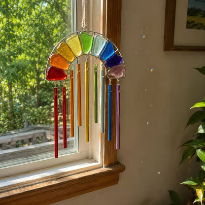 Rainbow Sun Catcher Wind Chime