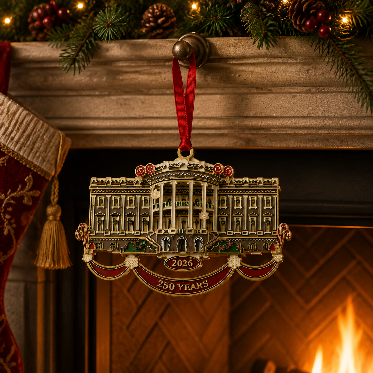 🔥White House Christmas tree ornaments