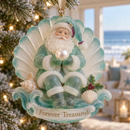 🎄Coastal Santa Christmas Ornament