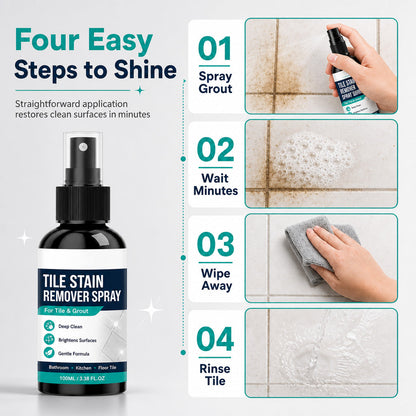 🧼🎯Grout Cleaning Spray – Easy Care for Tile Lines & Damp-Area Stains