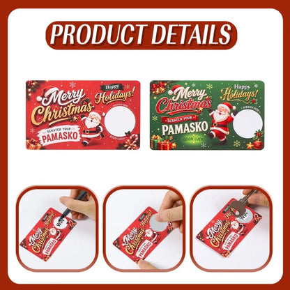 🎁🎄 Scratch & Surprise Christmas Party Cards – Festive Lucky Draw Game for Holiday Fun