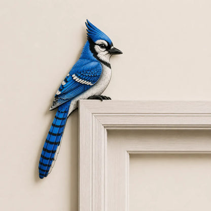 🦉🌿 Watchful Woodland Owl Perch – Charming Doorway & Shelf Corner Decor
