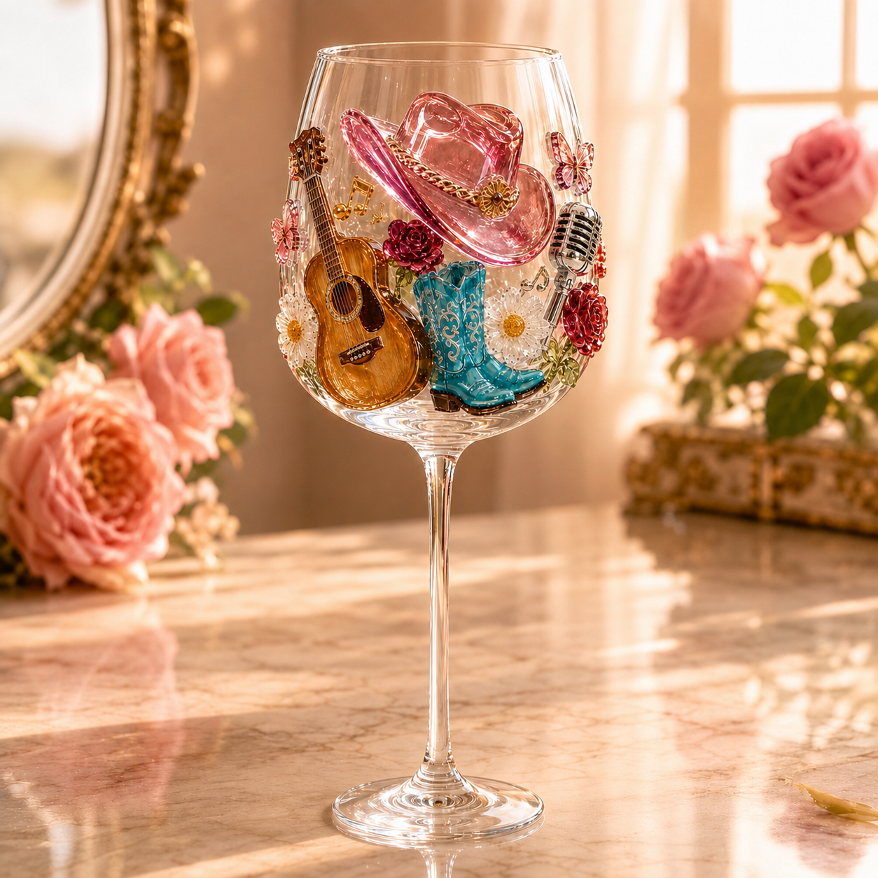 🔥 Queen of Country 1946–2026 3D Glass Collection
