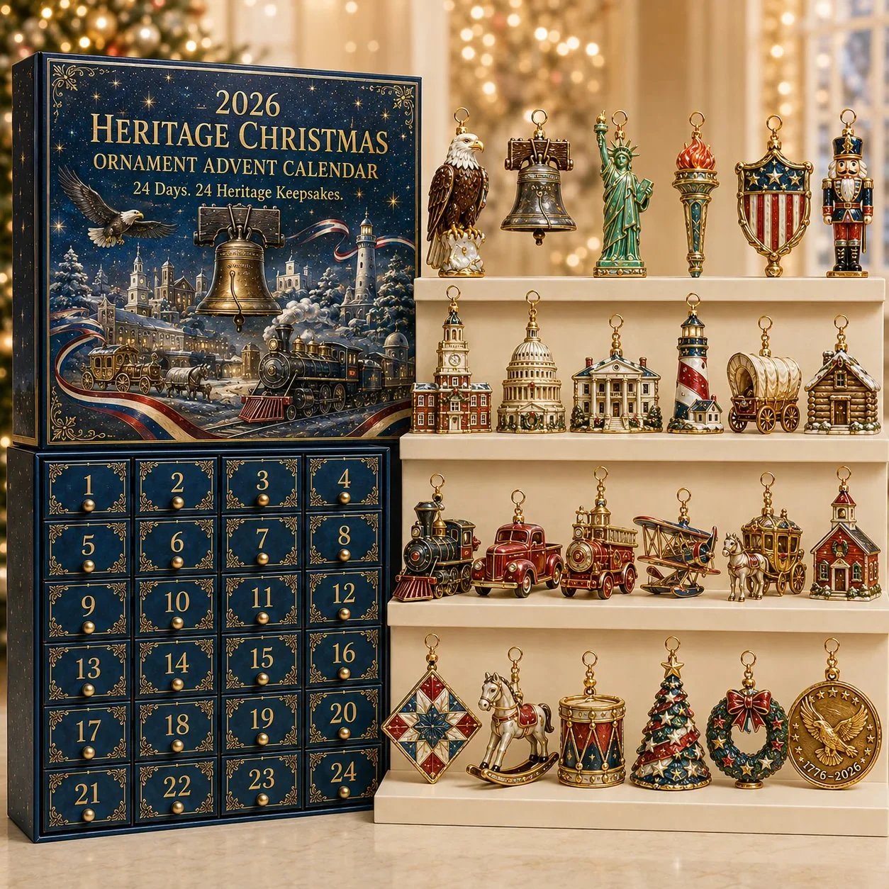 🇺🇸🎄 24 Days of American Heritage – 250th Anniversary Christmas Collector Countdown