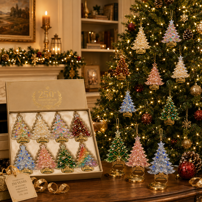 🔥Last 30pcs✨⏰ Limited anniversary edition✨49% OFF!🔥250th Anniversary Crystal Christmas Tree