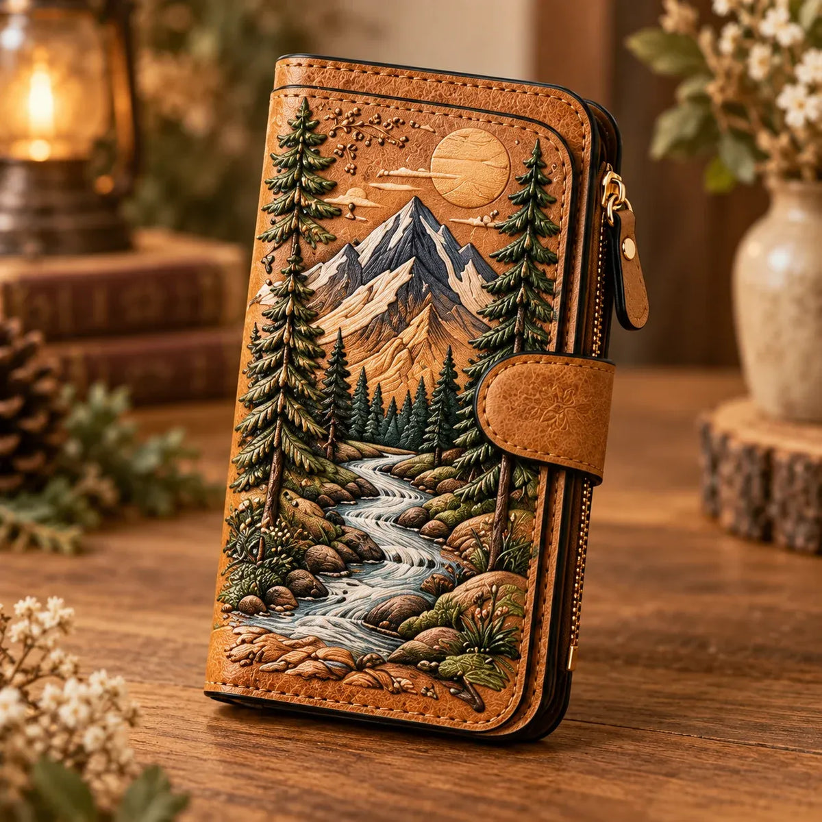 ✨ Vintage Embossed Art Wallet – Choose Your Favorite Design