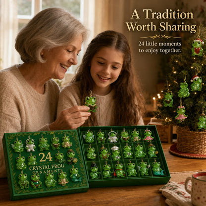 🐸 24-Day Frog Ornament Advent Calendar