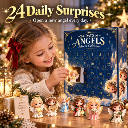 🕊️✨ 24 Days of Angel Blessings – Christmas Tree Ornament Countdown Collection