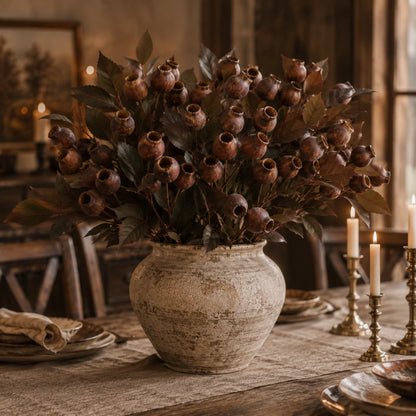 💐Vintage Faux Seed Pod Bundle