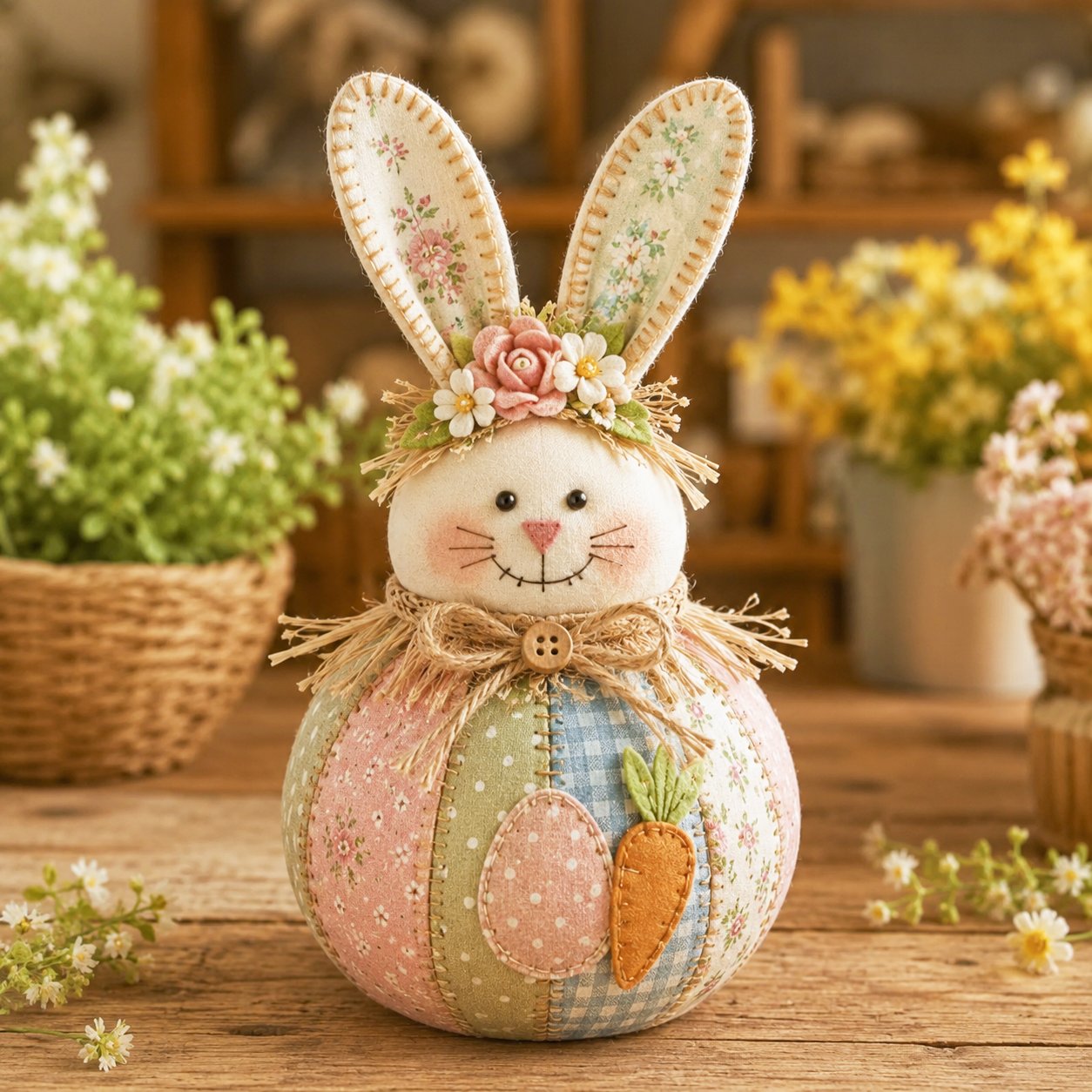 🧸DIY Patchwork Fabric Character Doll Kit