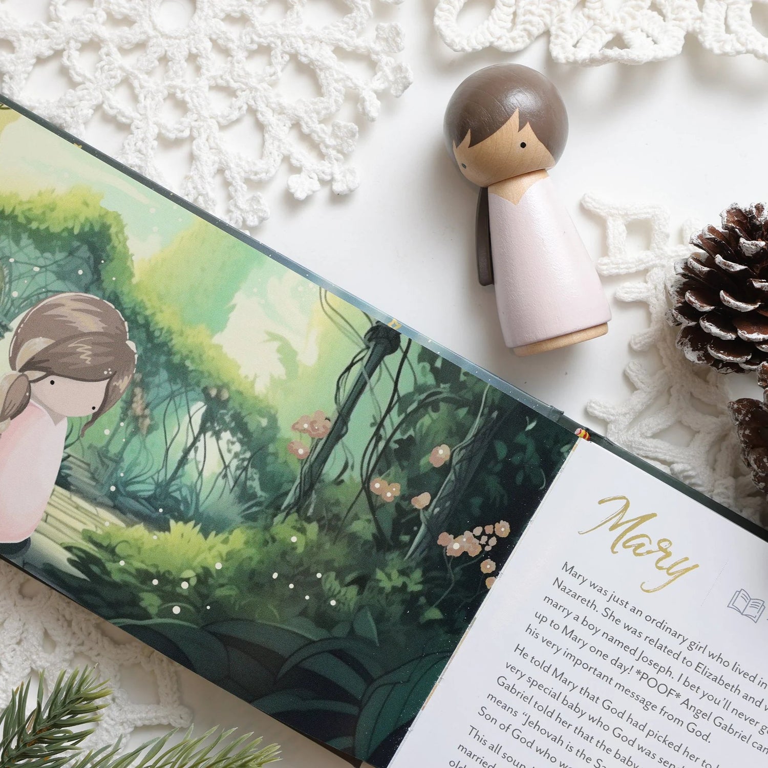 The Rescuer storybook included with the Nativity Advent Calendar