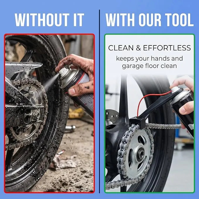 ⭐Tool For Applying Chain Lubricant Without Mess