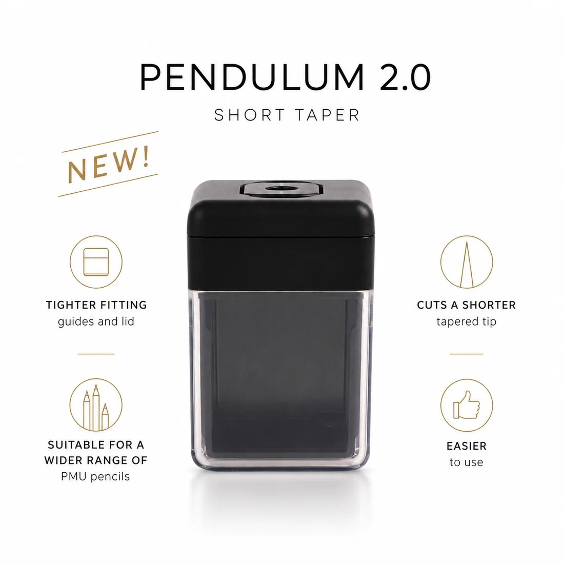 ✨ Precision PMU Pencil Sharpener – Portable Handheld Sharpener for Permanent Makeup Artists