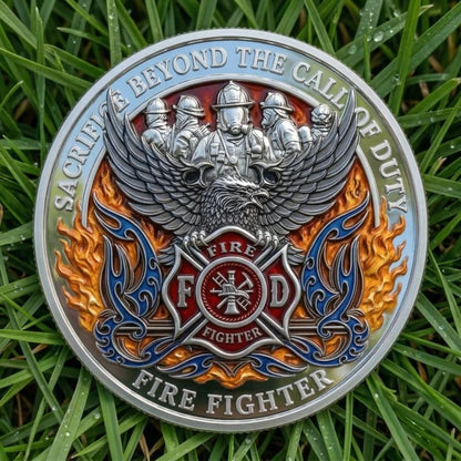 ⚡️Last Day 49% OFF - Firefighter Honor Tribute Commemorative Coin 🚒🔥🪙