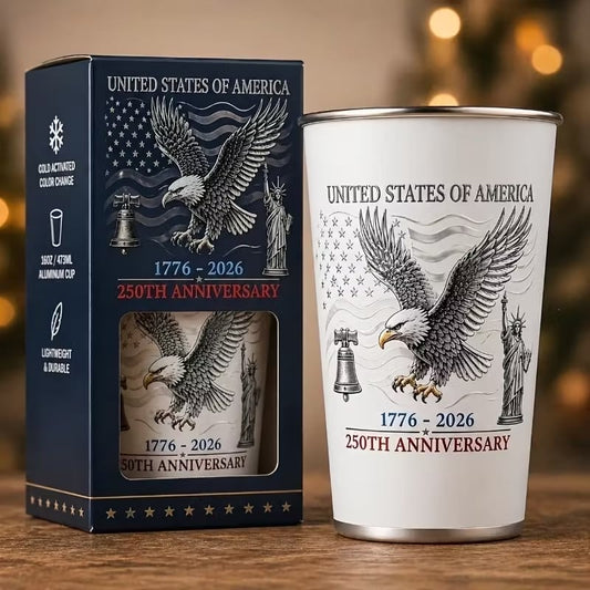 🔥LAST DAY 70% OFF🦅 Pour Ice-Cold Beer | USA 250th Anniversary Color Changing Cup 🎉