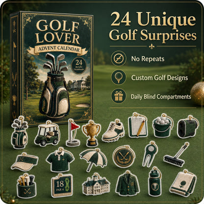 🎄⛳24-Day Golf Charm Holiday Countdown 🎁✨