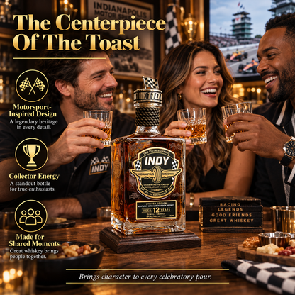 INDY 500 110th Anniversary Limited Edition Whiskey — A Tribute to Speed, Glory & Racing Heritage 🏎️🔥