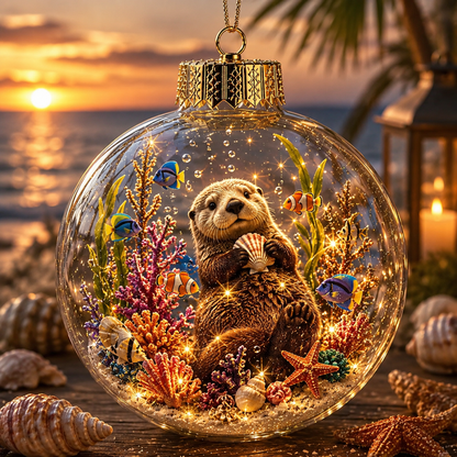 🌊Summer Ocean Animal Lighted Diorama Ornament