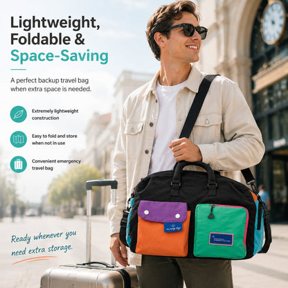 🌈 'Dopamine' Women's Portable Nylon Messenger Crossbody Bag