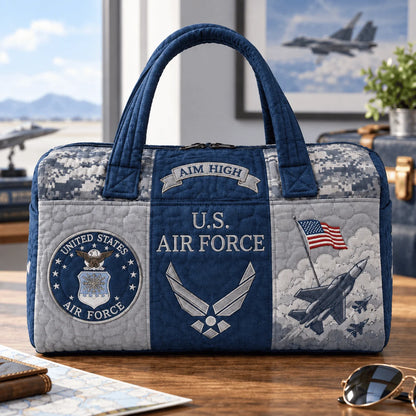100% Handmade US Military Heritage Quilted Duffel Bag(𝐌𝐢𝐜𝐡𝐚𝐞𝐥 𝐇𝐚𝐫𝐫𝐢𝐬 𝐇𝐚𝐧𝐝𝐦𝐚𝐝𝐞®)