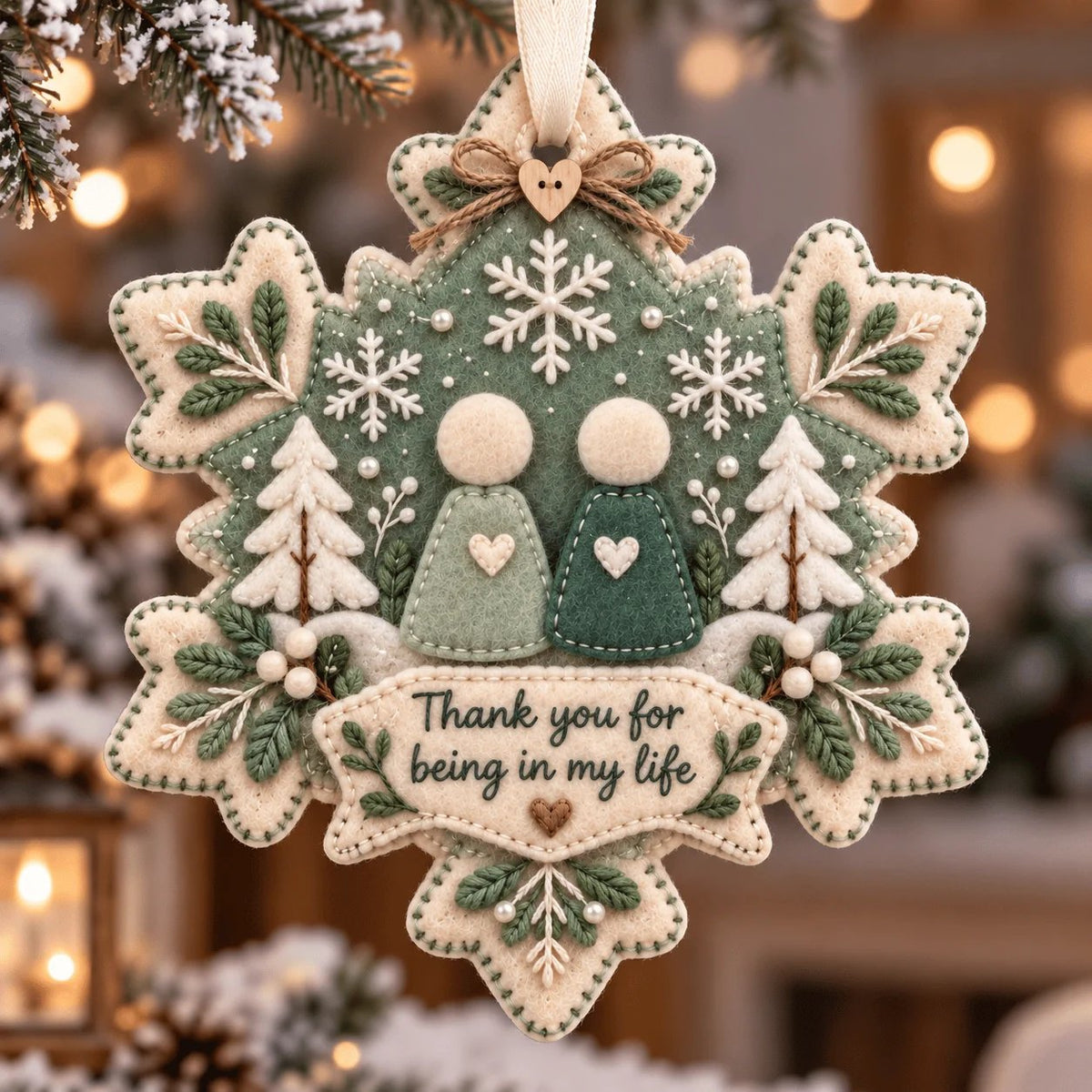 Limited-Edition🔥40%OFF🔥  - 🧶Handcrafted Felt Holiday Ornament
