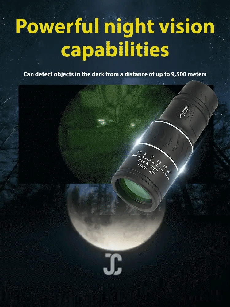 Used by American Mountain Guides! 100x HD Monocular, IPX5 Waterproof & Fog-Proof🧭🔭