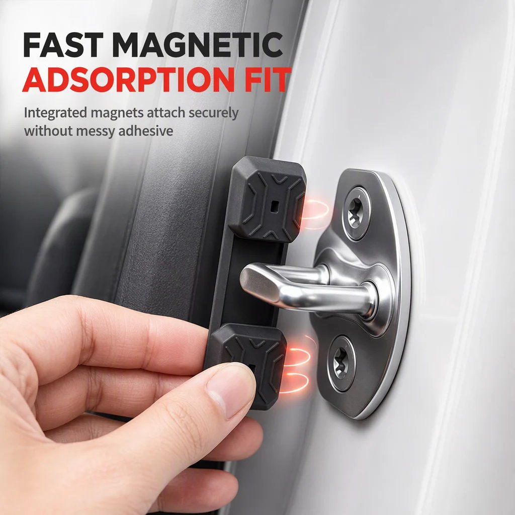 🔥🎁🚗 Magnetic Car Door Silencer Pads – Reduce Door Slam Noise & Protect Your Vehicle