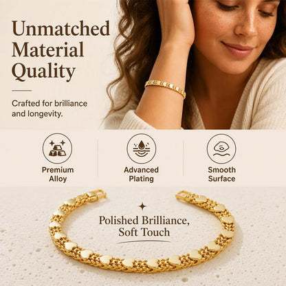 💛49% OFF! ✨Women’s Elegant Heart Link Bracelet – Delicate Charm, Timeless Design & Comfortable Fit 💝