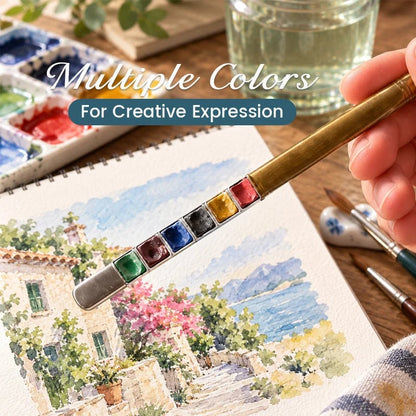 🎨 Portable Watercolour Paintbrush and Colours Set – All-in-One Design to Carry Inspiration Everywhere