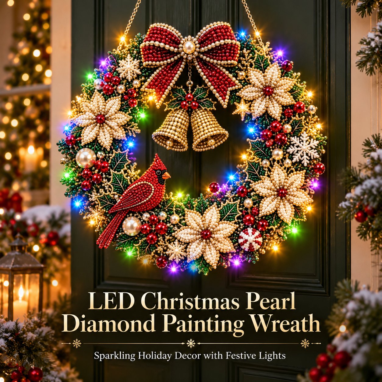 LED Christmas Bead Diamond Picture