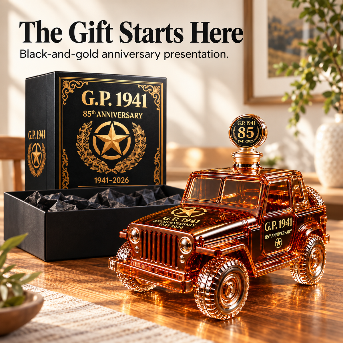 G.P. 1941 85th Anniversary Whiskey Decanter