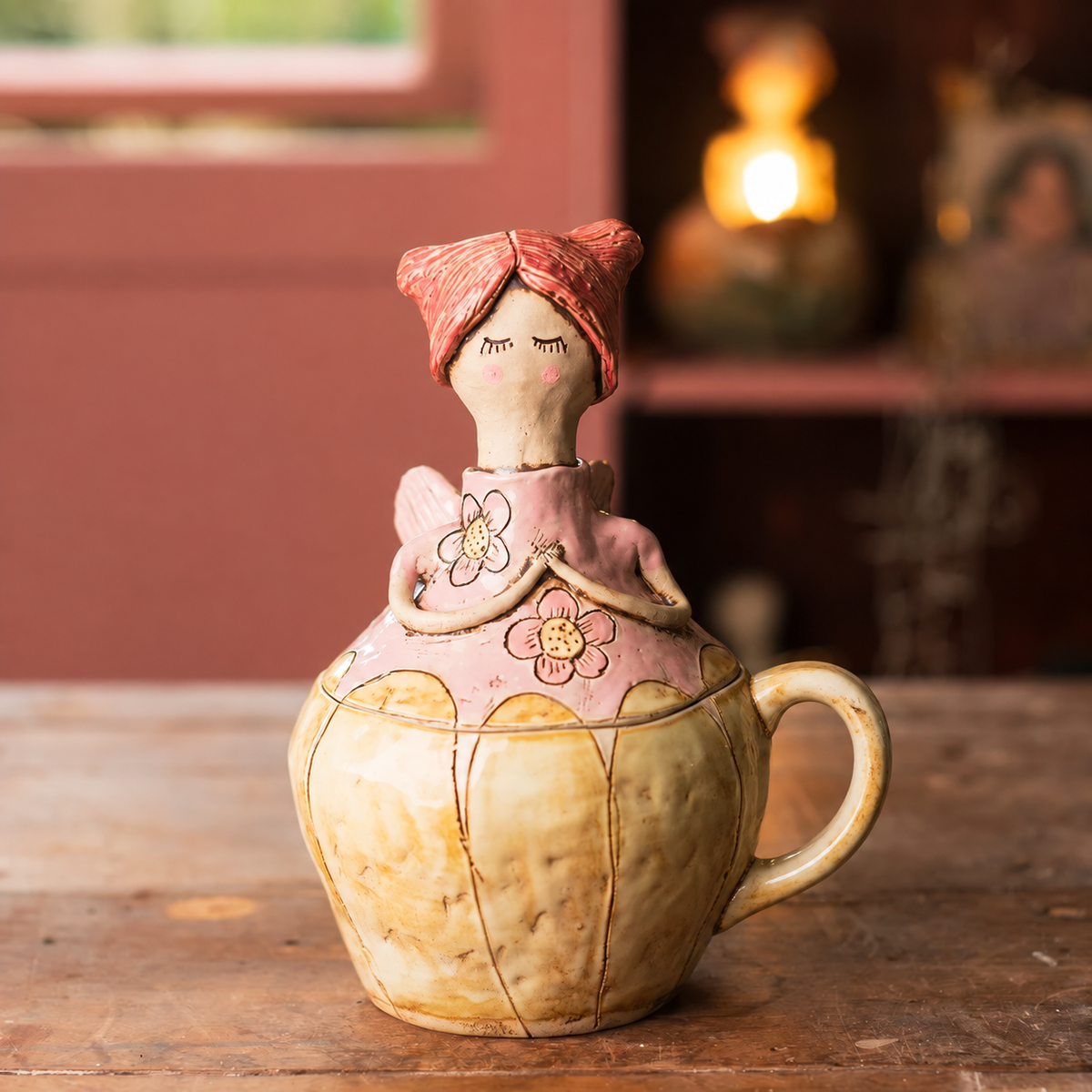 💖 Handmade Fairies Storage Jar/Mug 🎁