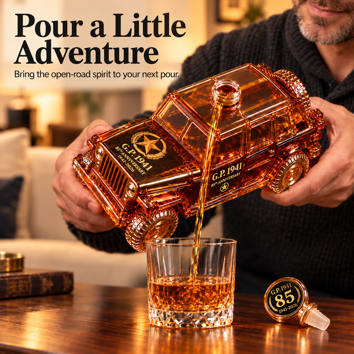 G.P. 1941 85th Anniversary Whiskey Decanter