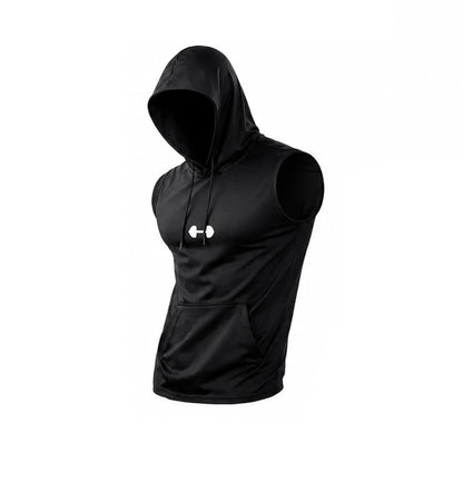 Quick-Dry Cooling Hooded Sleeveless Tops
