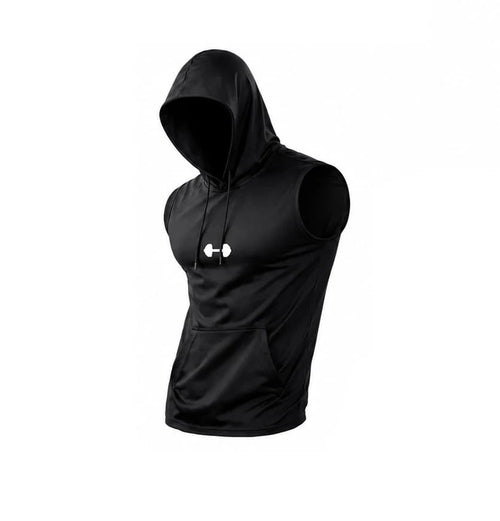Quick-Dry Cooling Hooded Sleeveless Tops