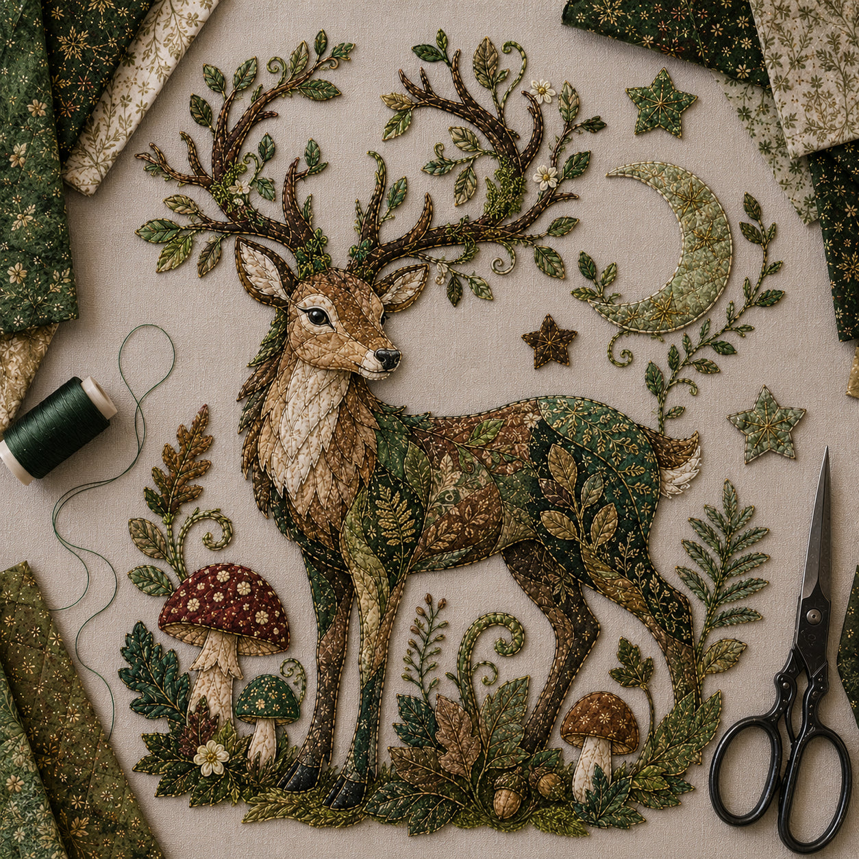 🔥Buy 2 Get 1 Free🔥Legendary Creatures DIY Patchwork Art Kit🔥50% Off Last Day🔥