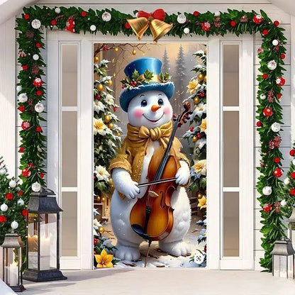 🎄🎅 2026 Festive Christmas Door Cover