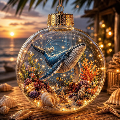 🌊Summer Ocean Animal Lighted Diorama Ornament