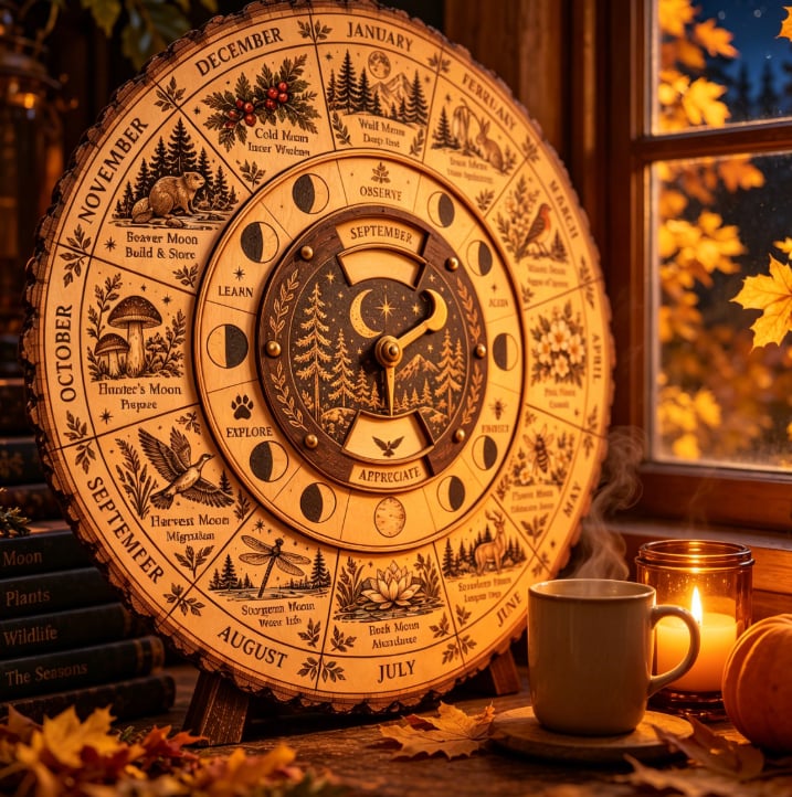 🌙🌲Moon & Nature Observation Wheel🌕