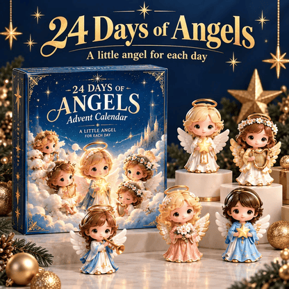 🕊️✨ 24 Days of Angel Blessings – Christmas Tree Ornament Countdown Collection