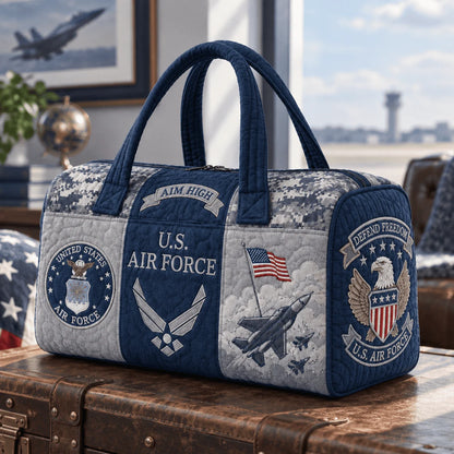 100% Handmade US Military Heritage Quilted Duffel Bag(𝐌𝐢𝐜𝐡𝐚𝐞𝐥 𝐇𝐚𝐫𝐫𝐢𝐬 𝐇𝐚𝐧𝐝𝐦𝐚𝐝𝐞®)