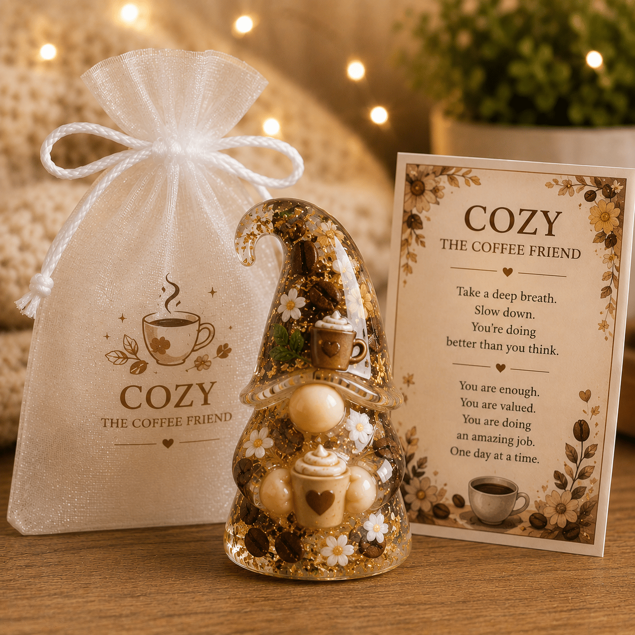 Emotional Support Gnome Gift Set
