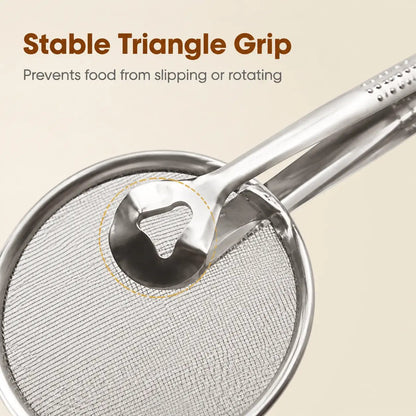 🍟✨ Fry & Drain Kitchen Tongs – Grab, Strain & Serve with One Handy Tool