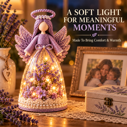 🎁 Lighted Floral Angel Figurine