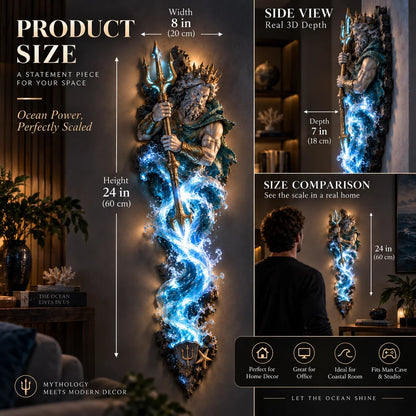 ⏰ Limited Stock 49% OFF  ⚡🌊 Mythological Sculpture Wall Lamp Collection 🏛✨