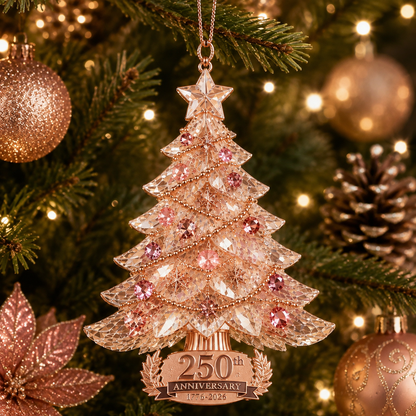 🔥Last 30pcs✨⏰ Limited anniversary edition✨49% OFF!🔥250th Anniversary Crystal Christmas Tree