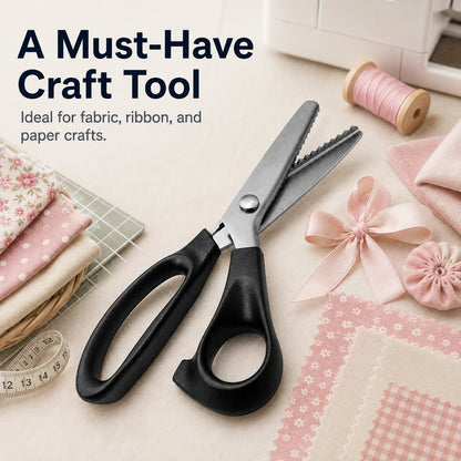 ✂️ Limited-Time 50% OFF – 5mm Zigzag Pinking Shears for Fabric & Crafts