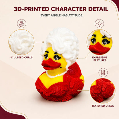 Dolly Duck – 3D Printed Collectible, Cute Desk & Car Decor